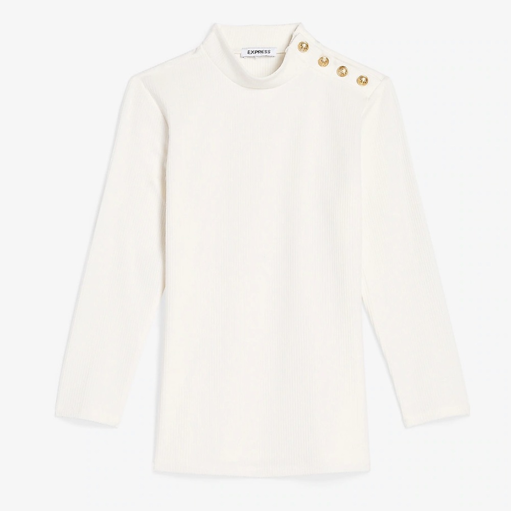 Express Mock Neck Top